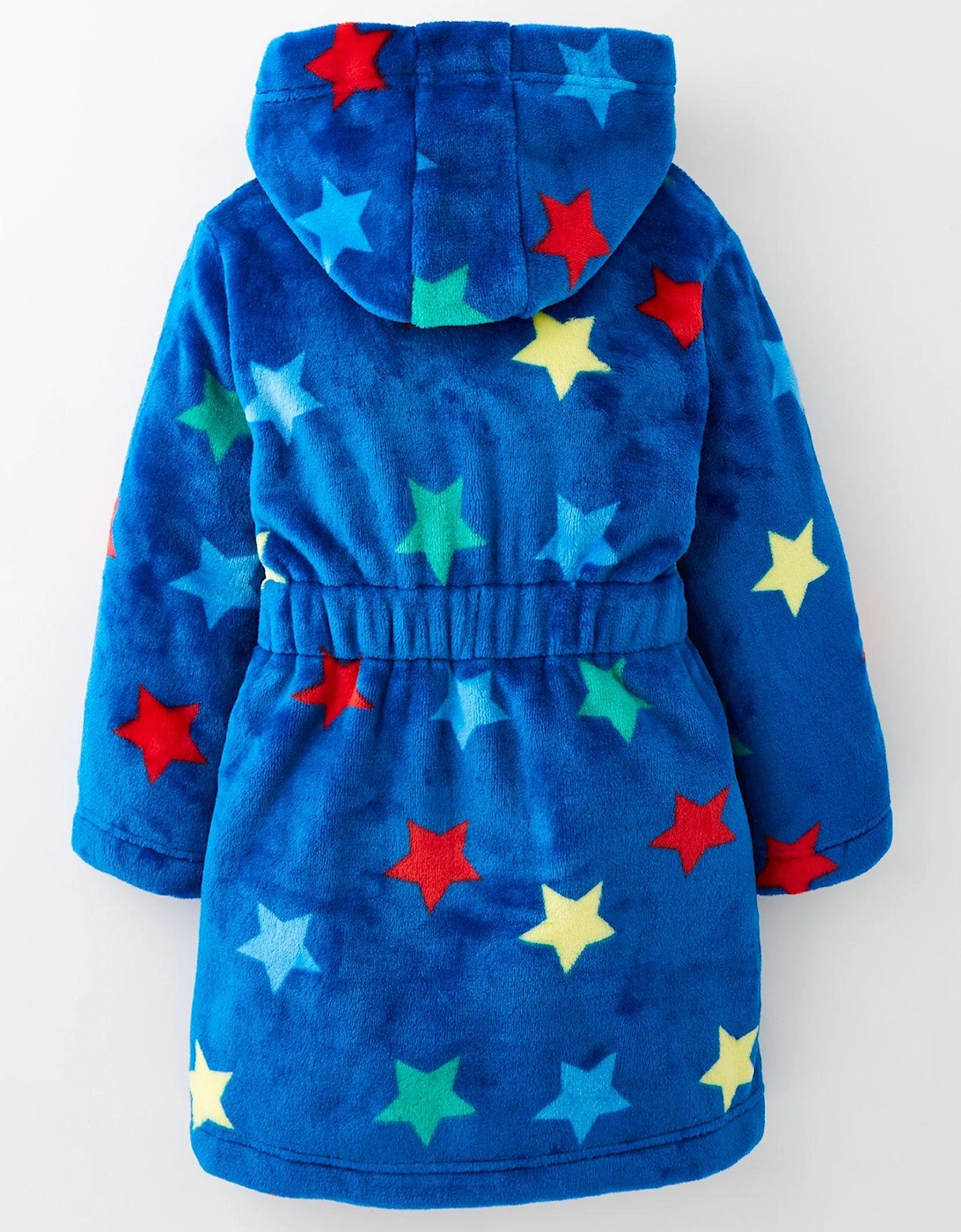 Boys Fleece Star Print Robe - Print