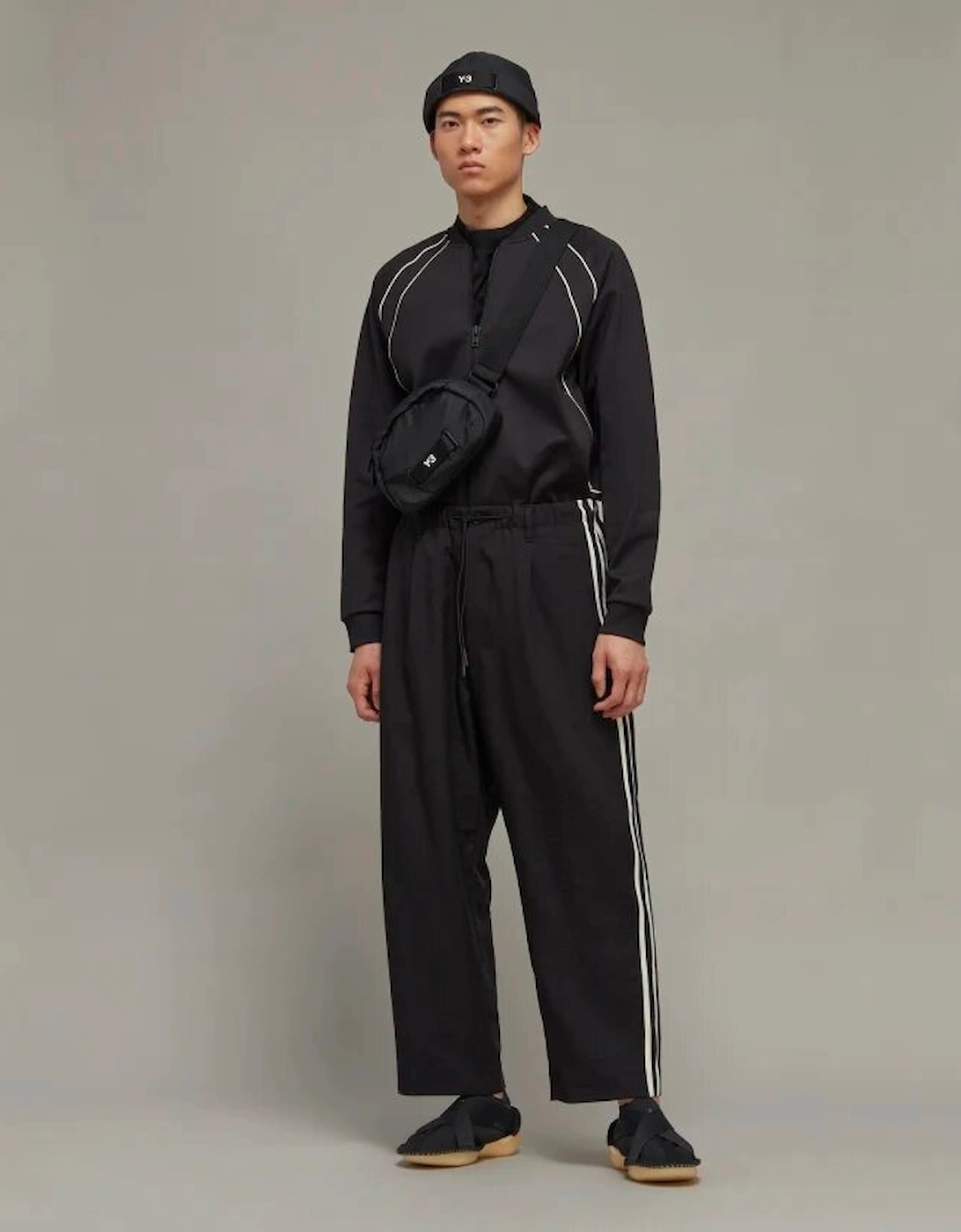 Y-3 Unisex Superstar Zip Top Black