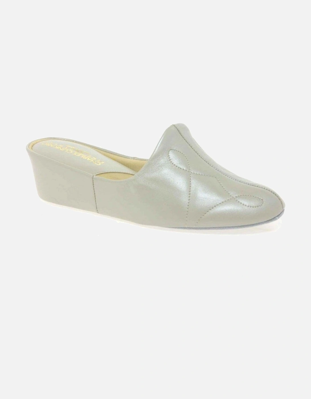 Women's Dulcie Leather Ladies Slippers - Vanilla - Size: 3