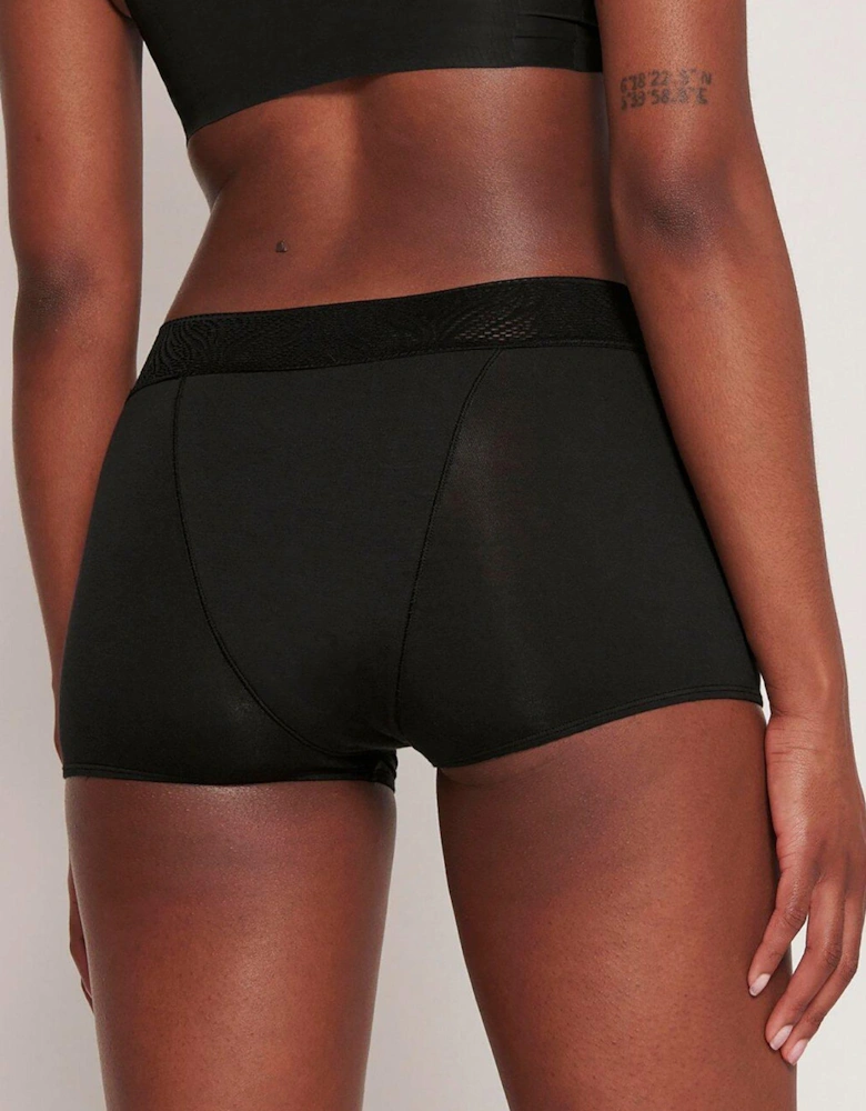 2 Pack Period Pants Short Medium - Black
