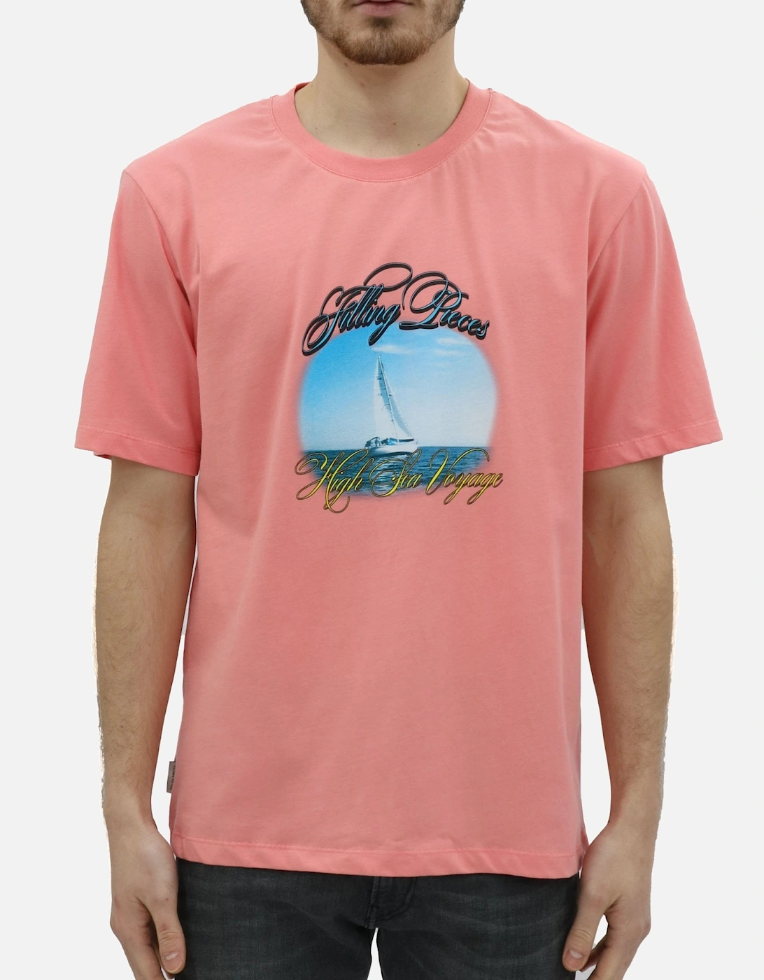 High Sea Voyage Pink Graphic Tee, 5 of 4