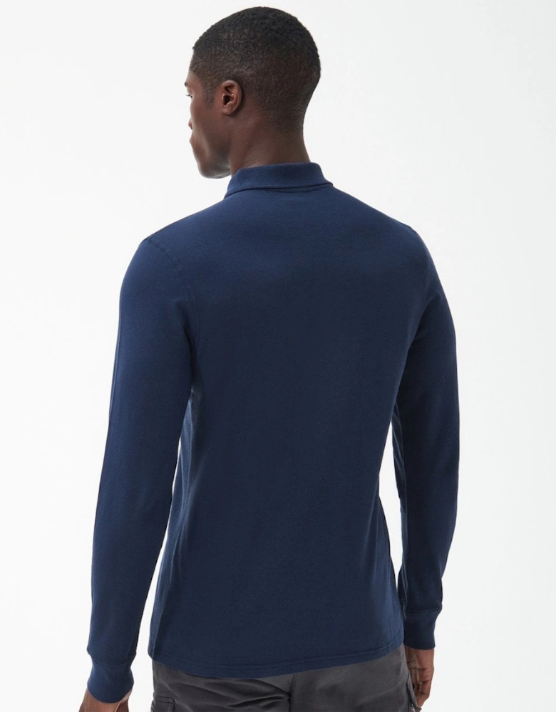 Essential Mens Long Sleeve Polo