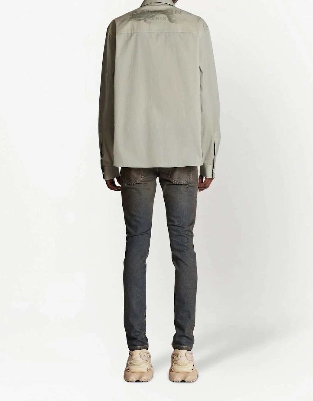 Desert Zipped Overshirt Sage Green