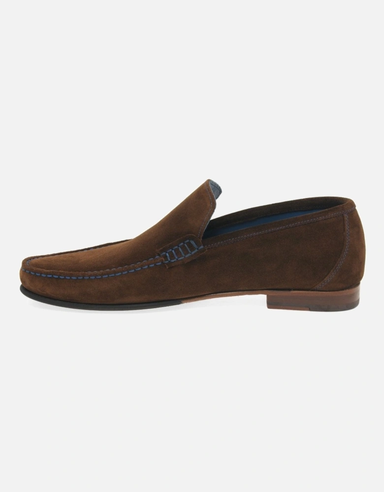 Nicholson Mens Suede Moccasin Shoes