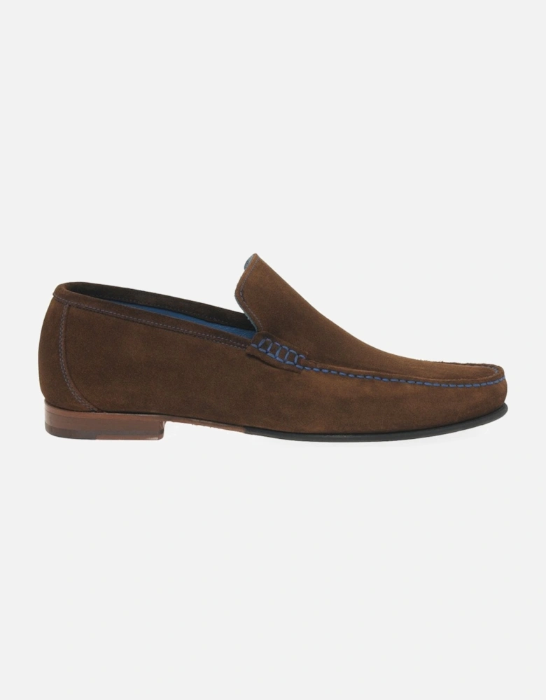 Nicholson Mens Suede Moccasin Shoes