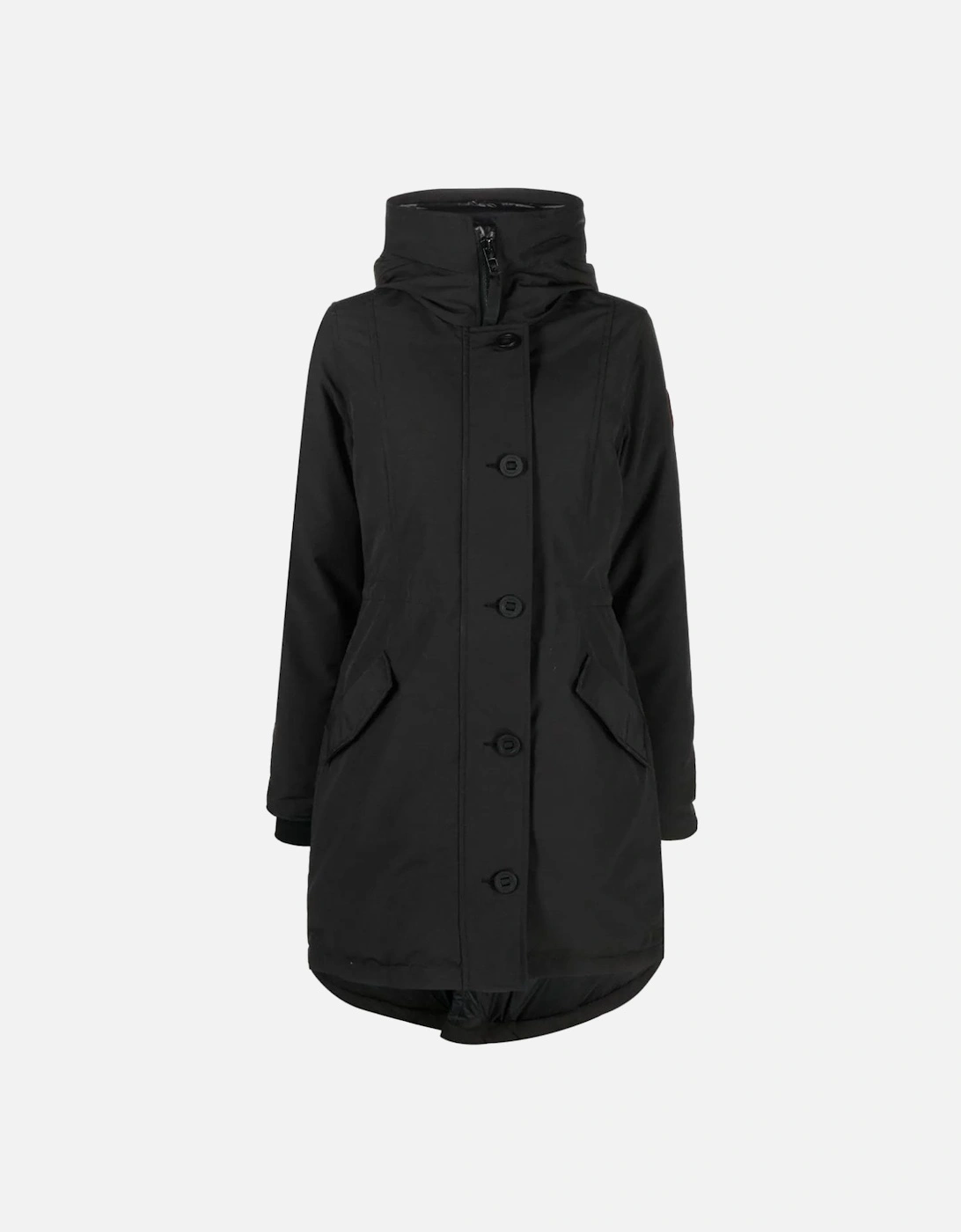 Womens Rossclair Parka Black, 8 of 7