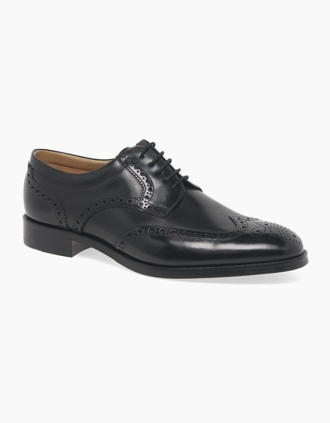 Loake Men's Pangbourne Mens Lace Up Formal Shoes - Black - Size: 11