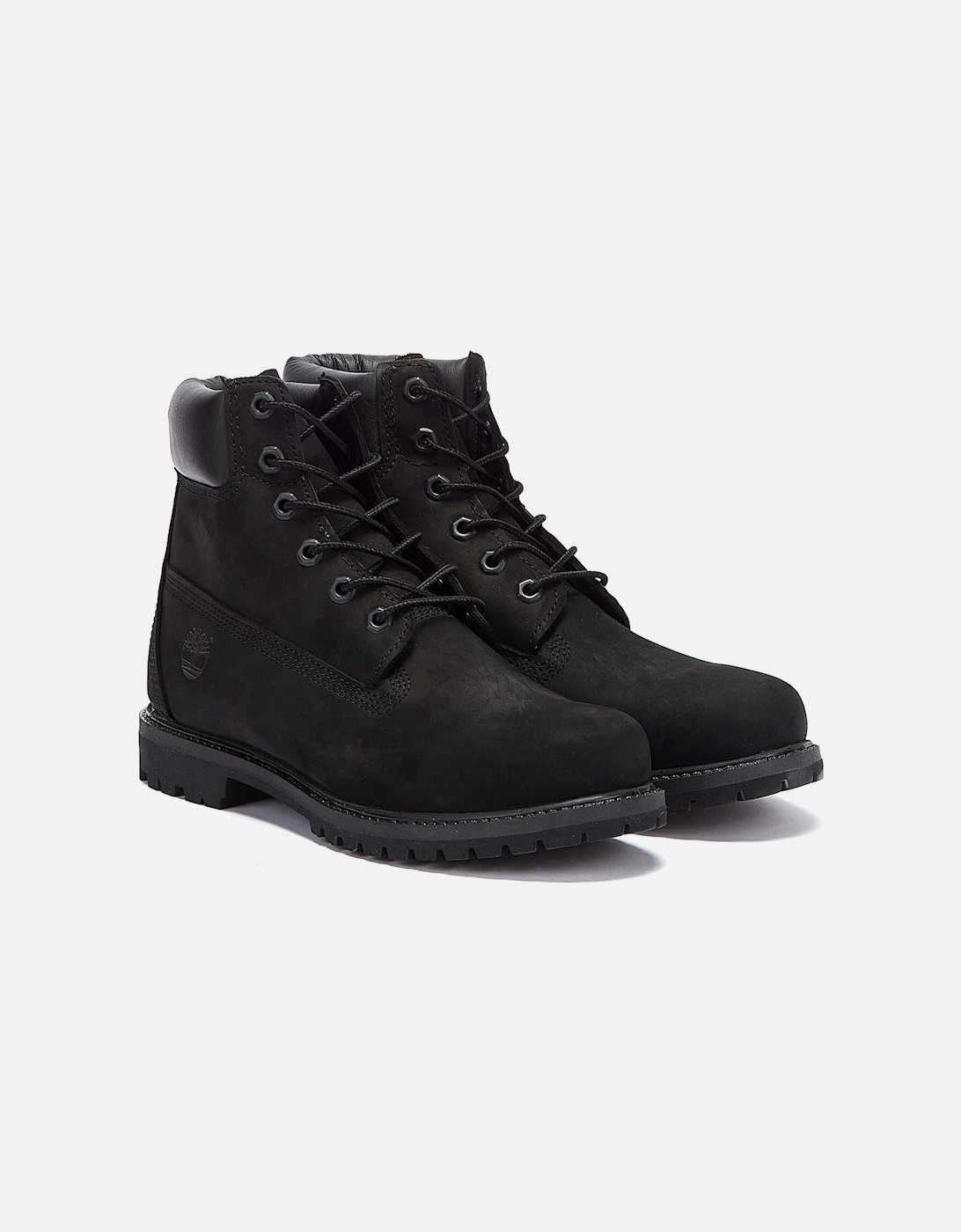 Womens Black Premium 6 Inch Boots, 9 of 8