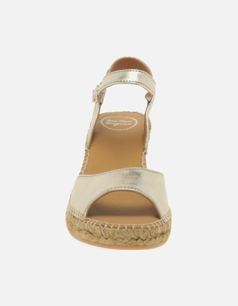 Sia-P Womens Wedge Heel Espadrille Sandals