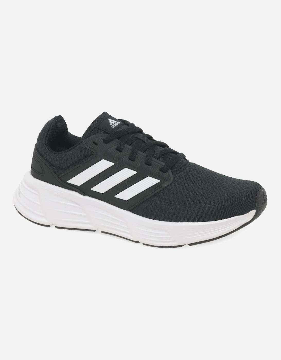 Adidas Girl's MNS Galaxy 6 Kids Senior Sports Trainers - Black - Size: 8/F (Standard)