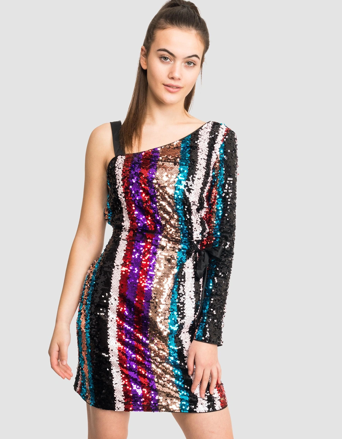 Womens Sequin Party Dress, 8 of 7