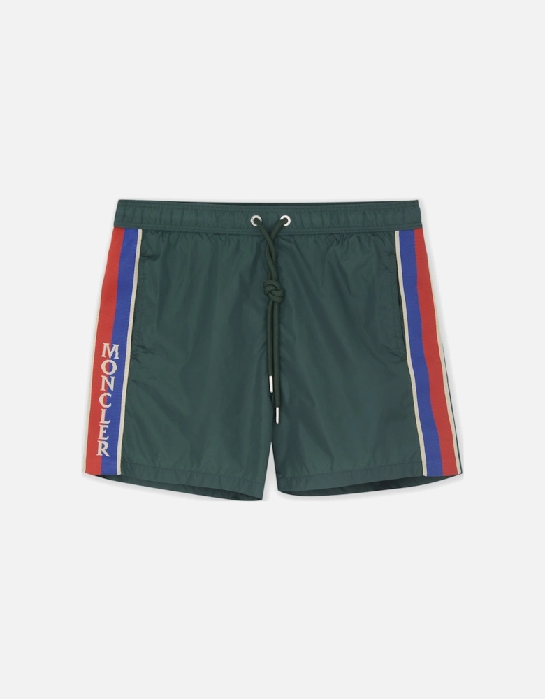 Classic Branded Swimshorts Green