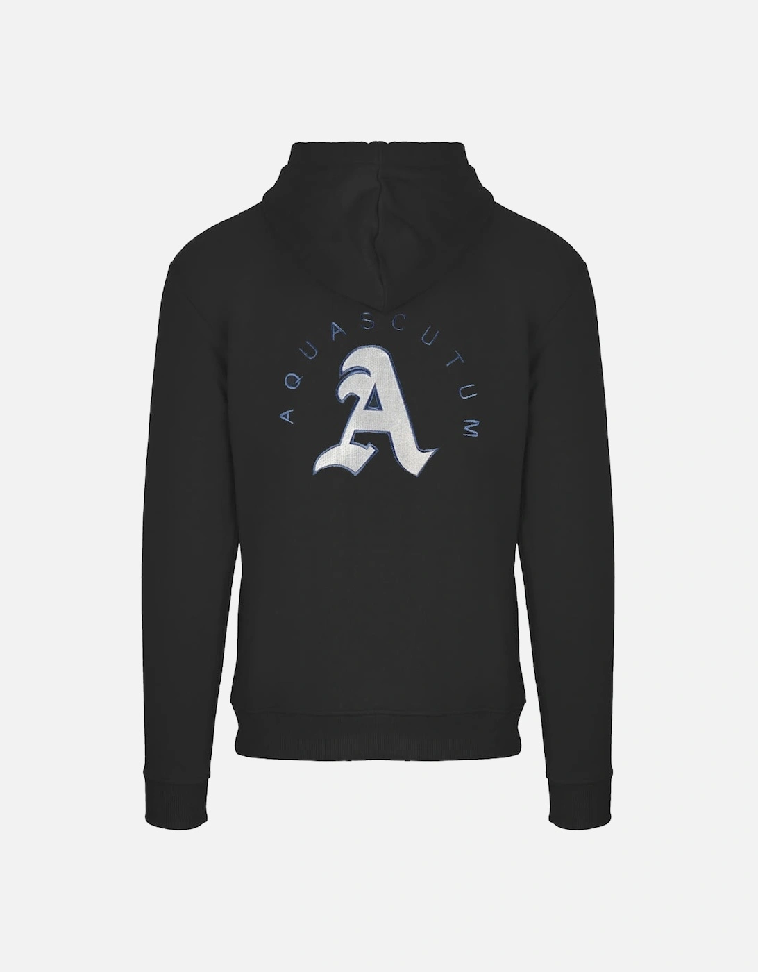 Monotone Aldis Emblem Logo Black Hoodie