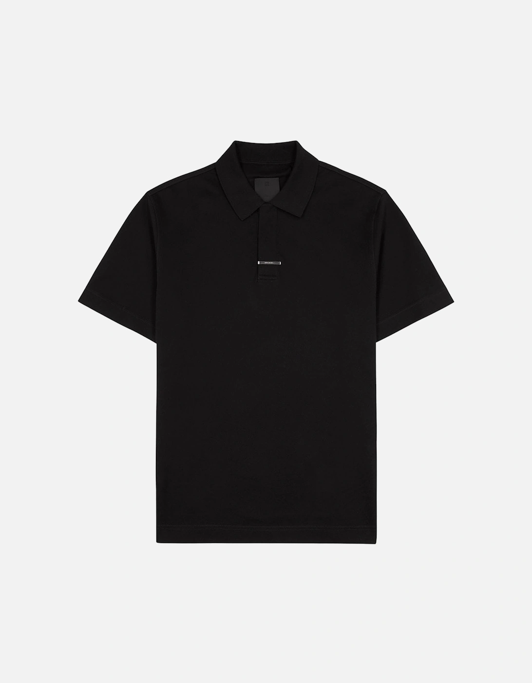 Classic Fit Plaque Polo Black, 8 of 7
