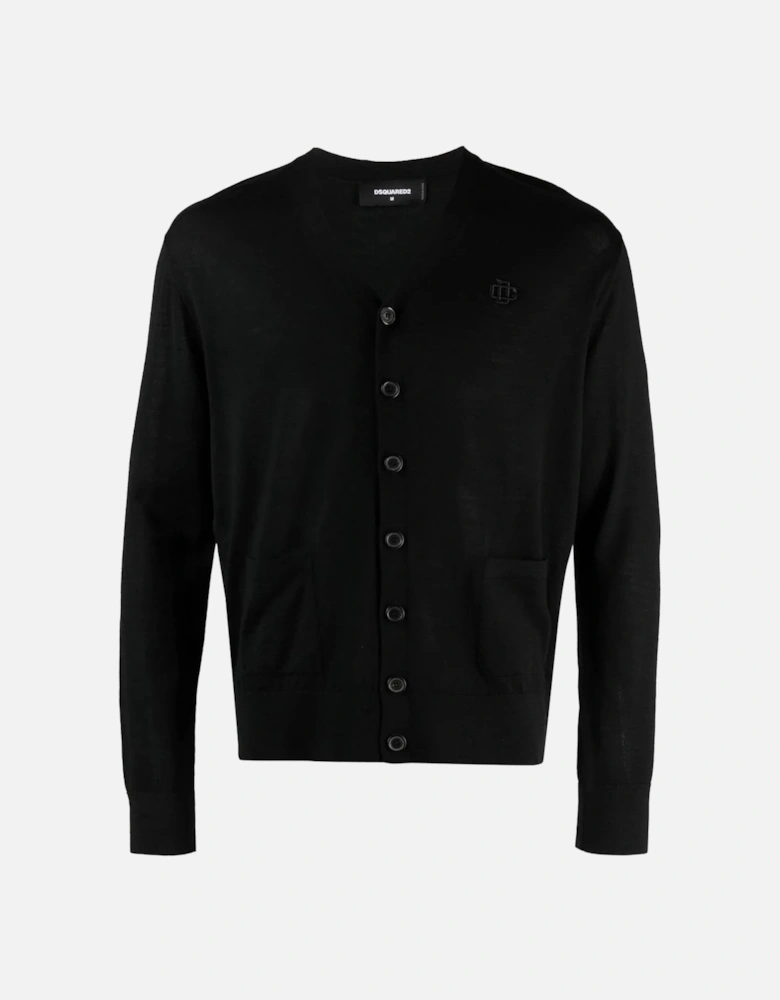 DC Knitted Cardigan Black