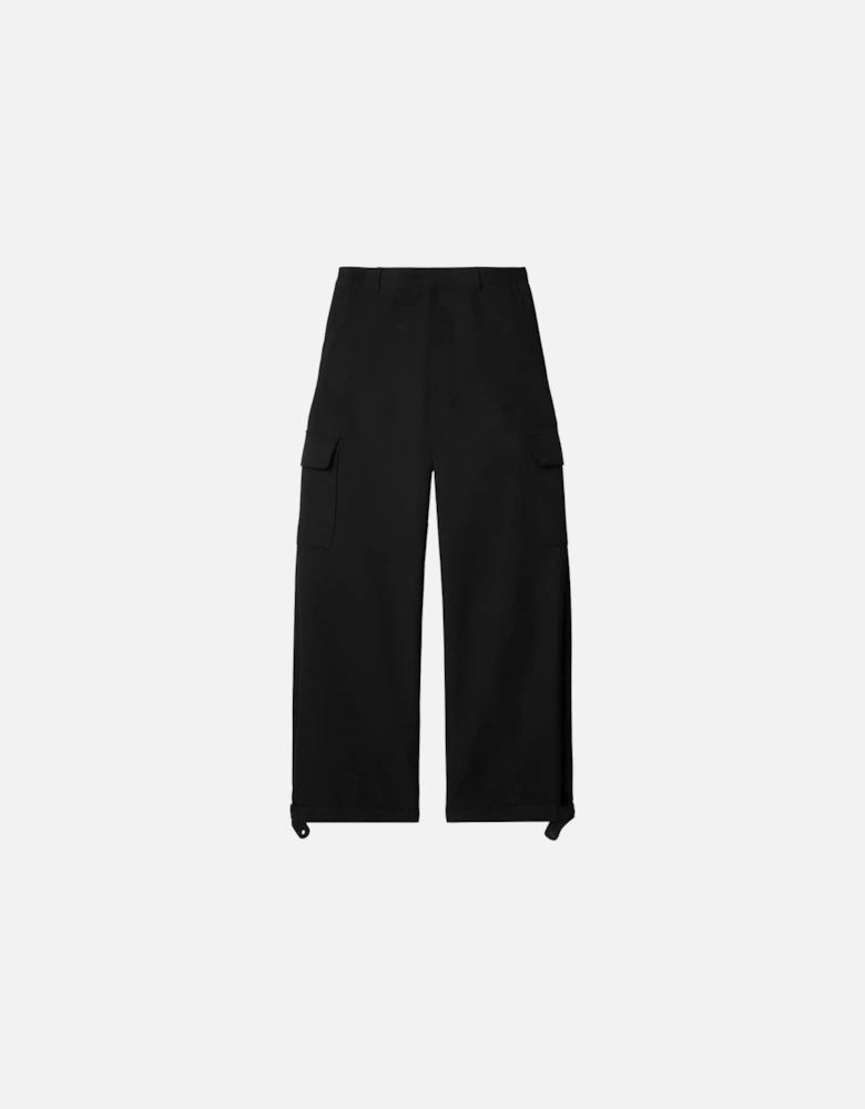 OW Emb Drill Cargo Pant Black