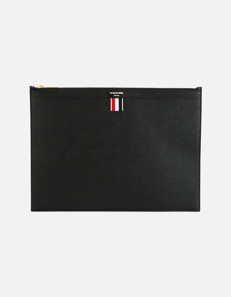 Grain Leather Document Holder Black