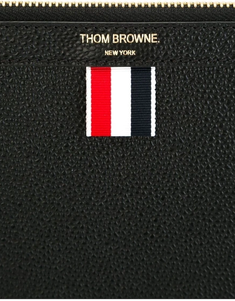 Grain Leather Document Holder Black