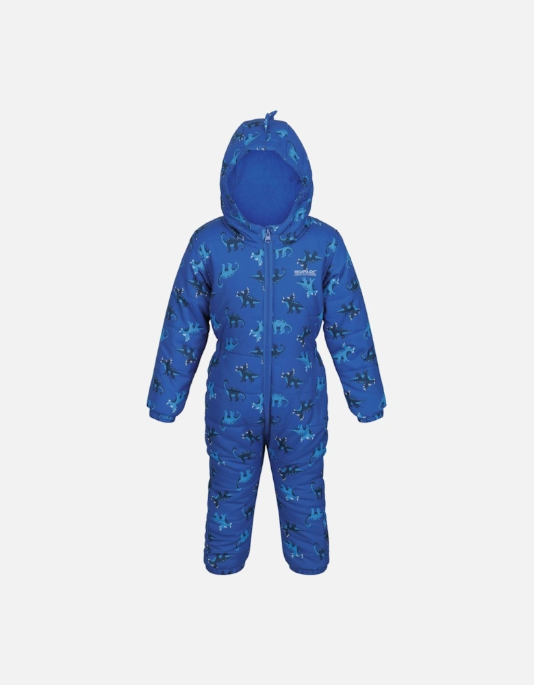 Kids Penrose Fullzip Insulated Fleece Lined Hood Puddle Suit