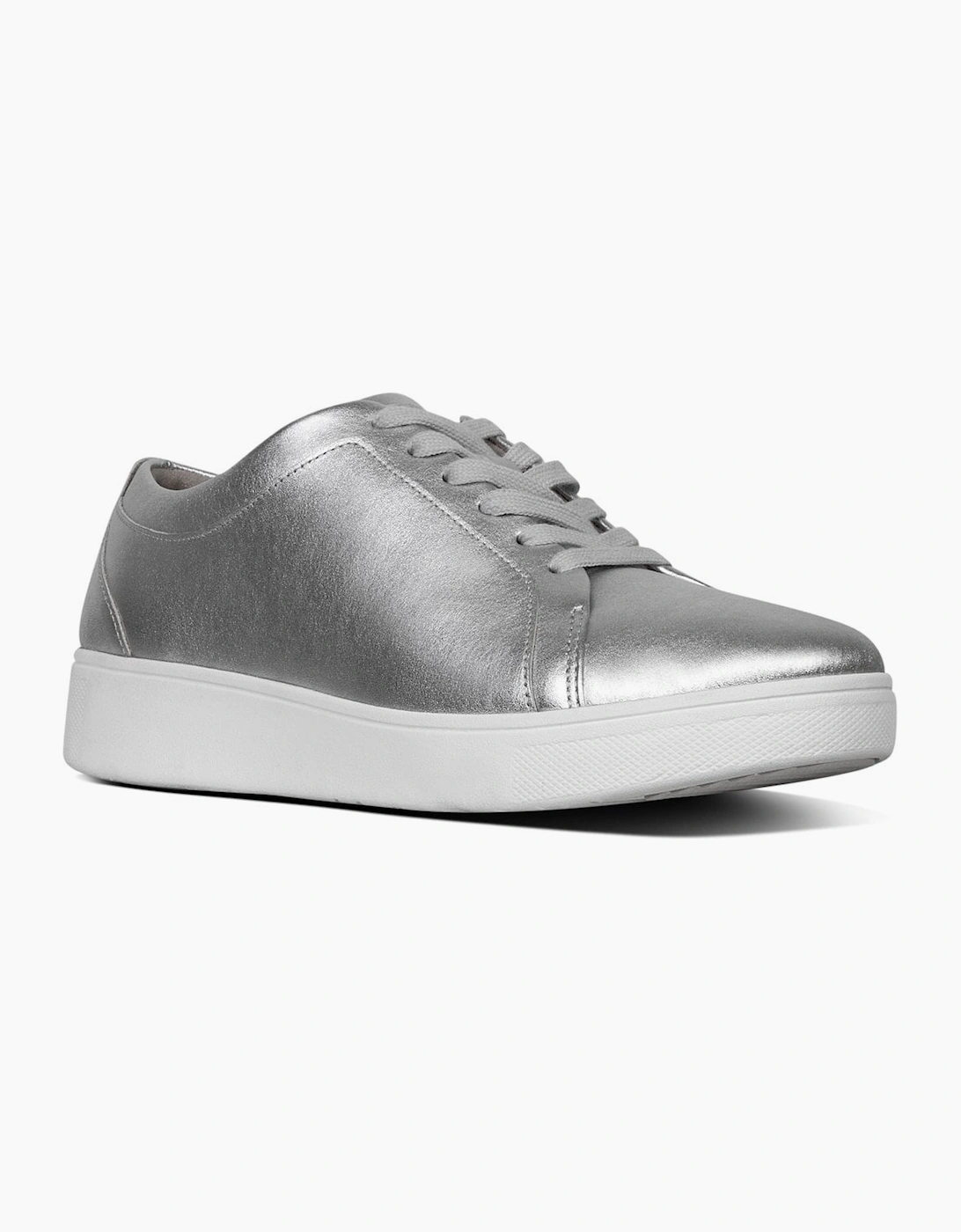 Fitflop Women's Rally Womens Casual Trainers - Silver - Size: 5.5