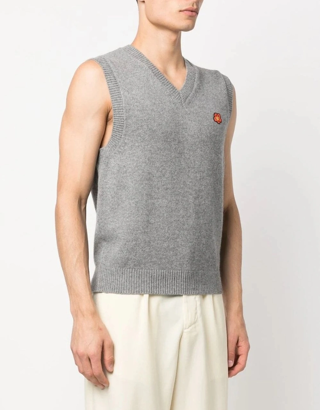 Boke Flower Crest Vest Grey