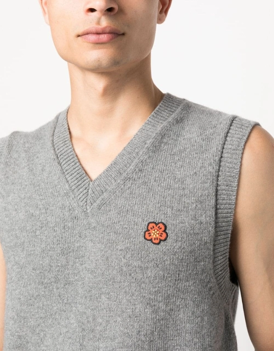 Boke Flower Crest Vest Grey