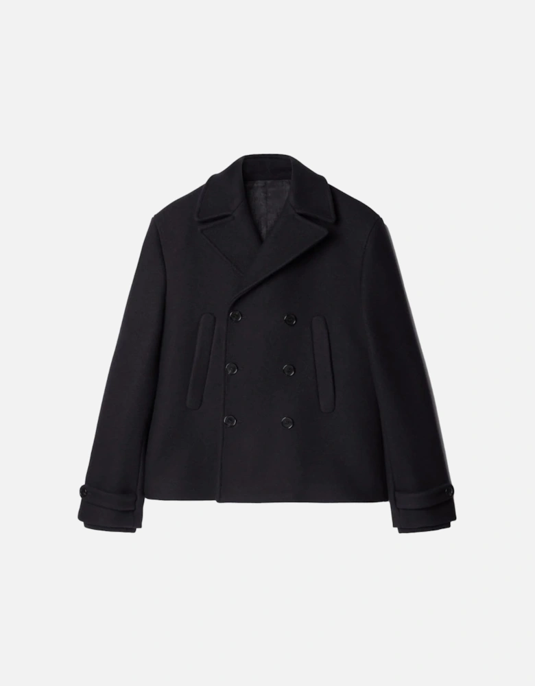 Wool Peacoat Black