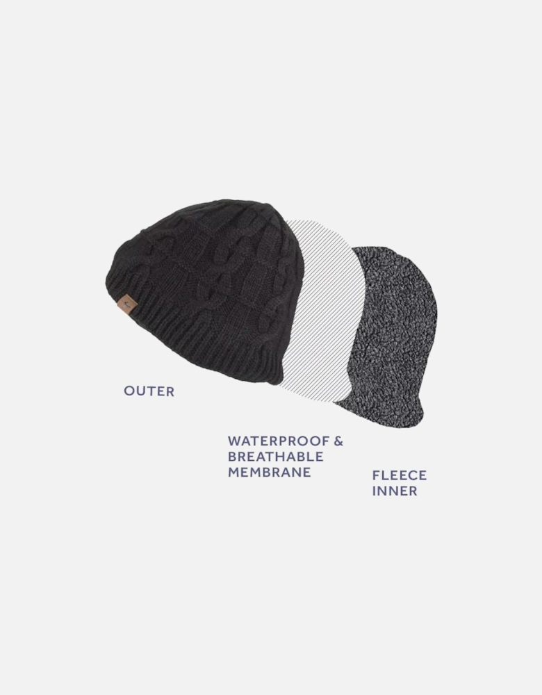 Blakeney Waterproof Cold Weather Cable Knit Beanie