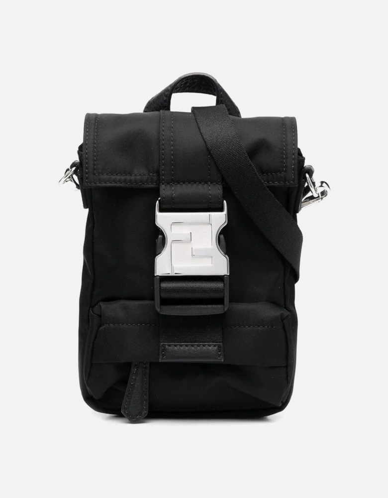 Nylon Leather Backpack