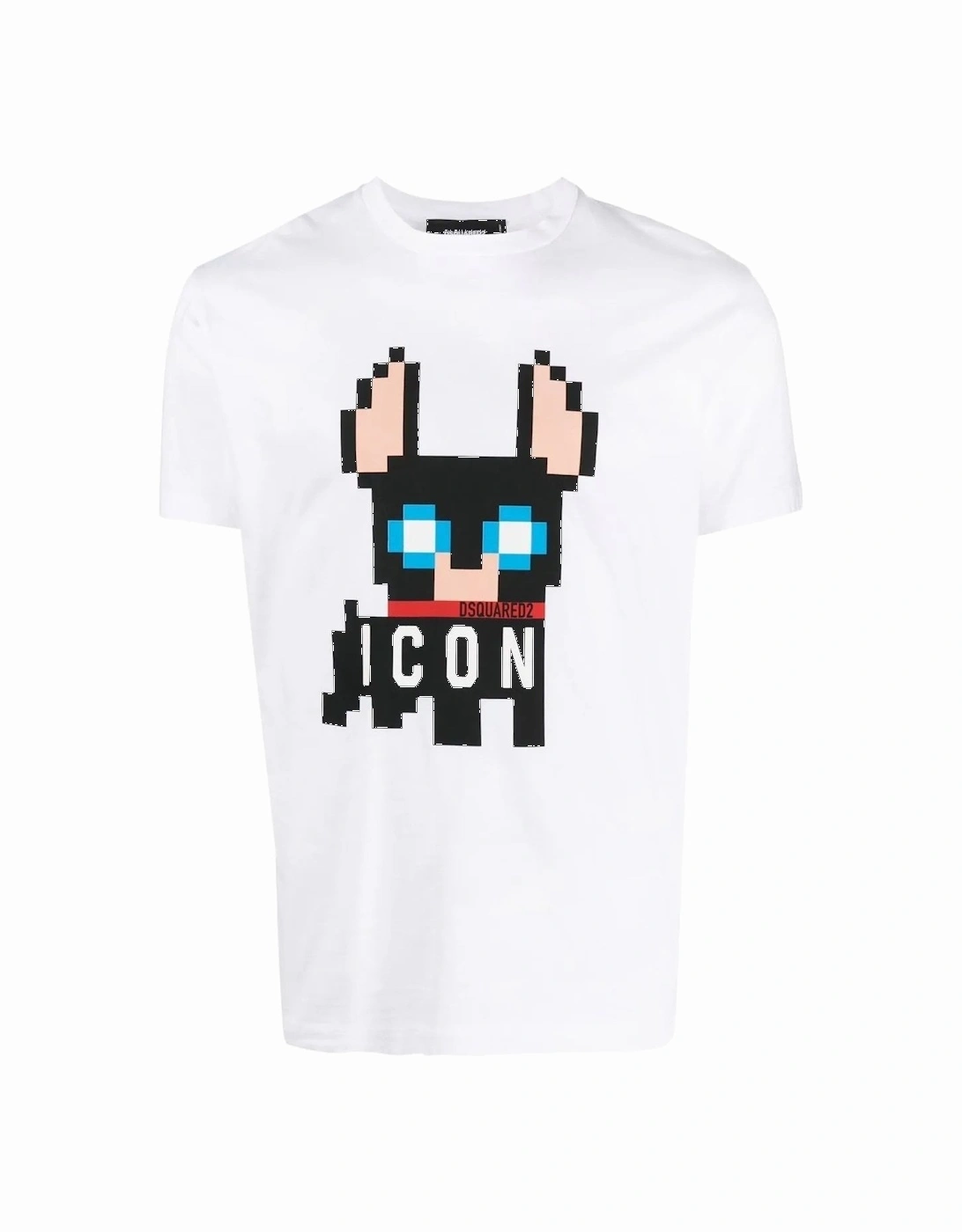 Pixel Icon Dog T-shirt White, 6 of 5