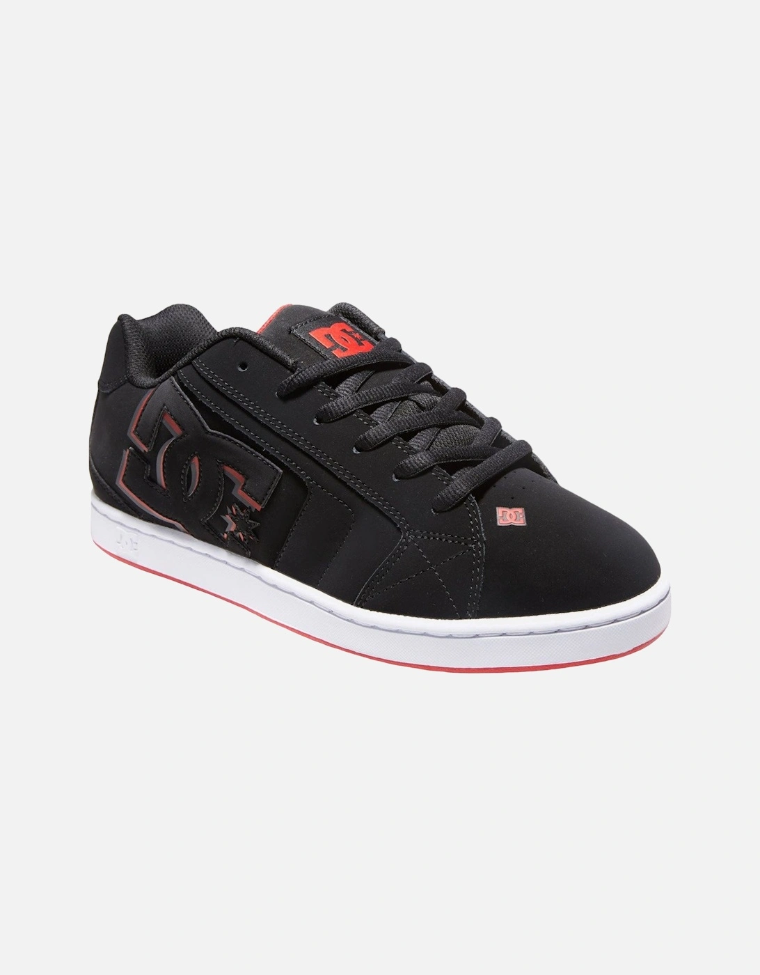 Mens Net Leather Low Rise Trainers