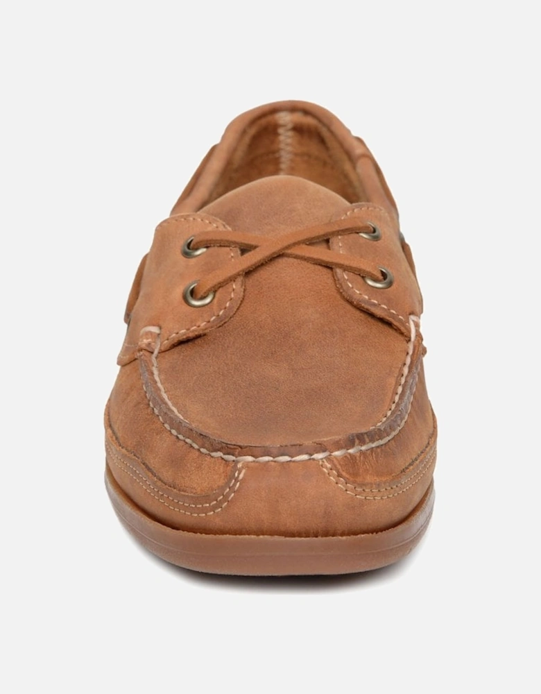 Schnooner Mens Suede Boat Shoes