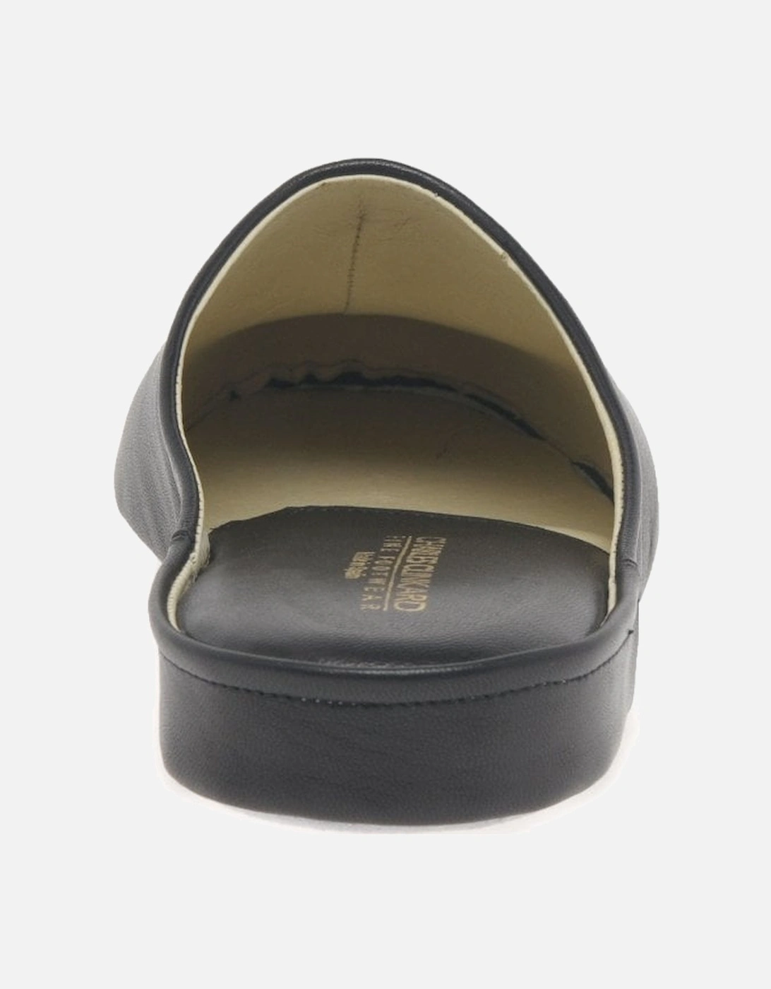 Gavin Mens Leather Slippers