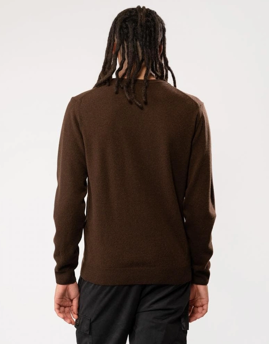 Mens Superfine Lambswool Crew Neck Jumper