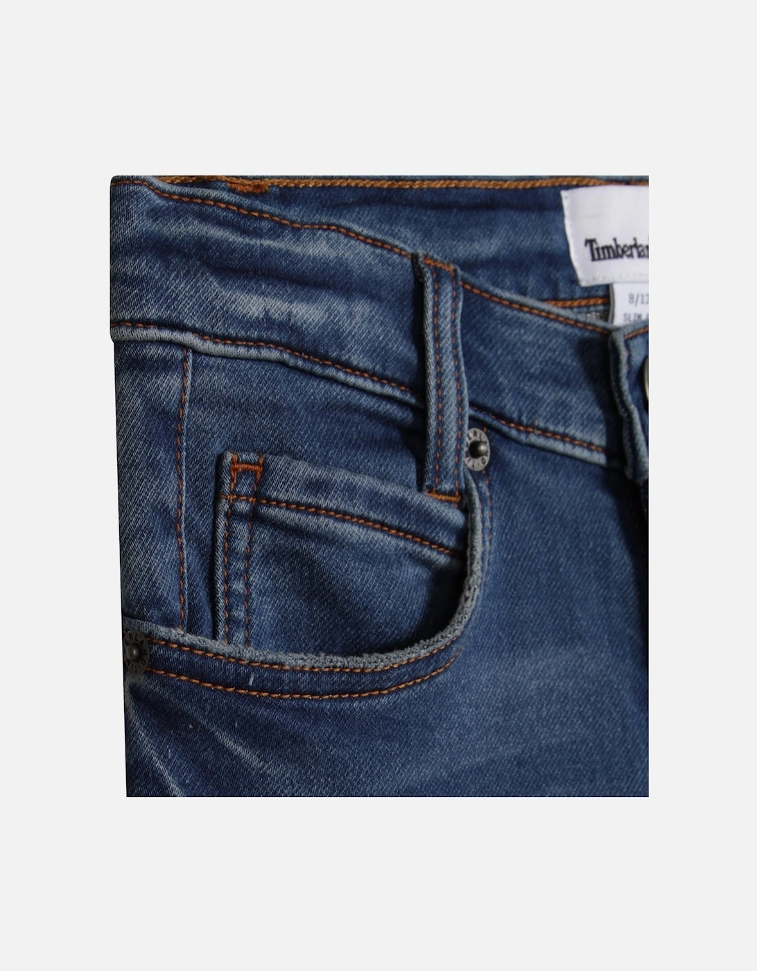 Blue Logo Soft Jeans