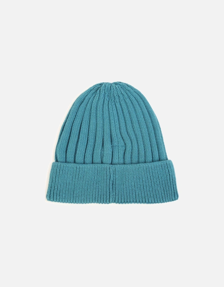 Aqua Blue Logo Knit Hat