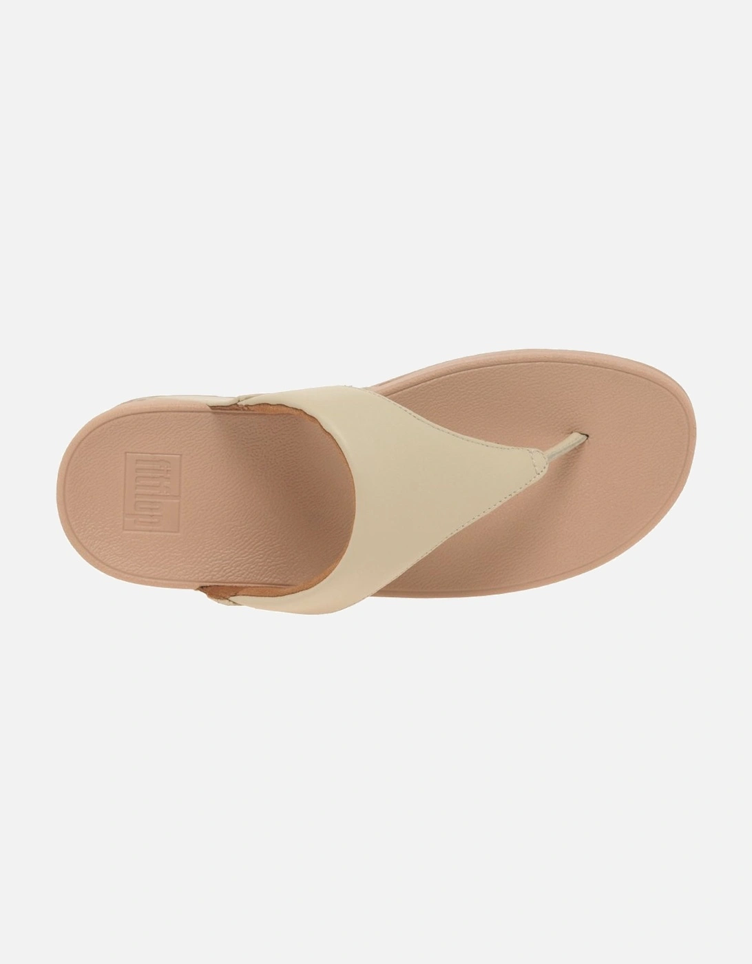 Lulu Leather Womens Toe Post Sandals