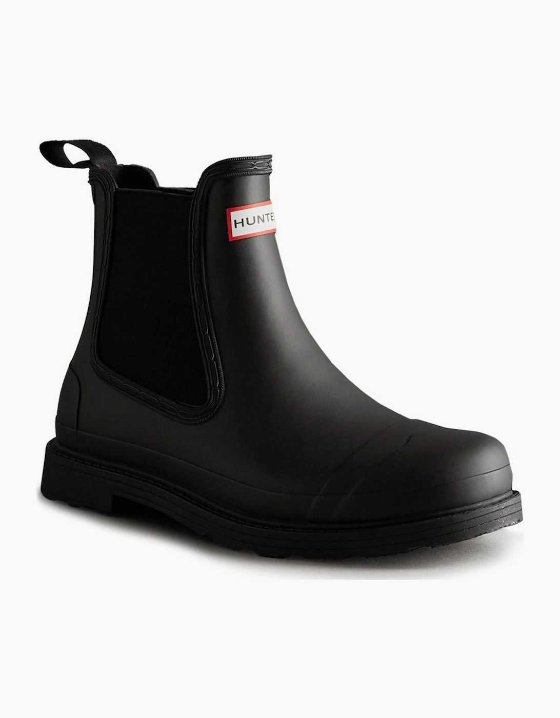 Hunter Men's Commando Mens Chelsea Wellingtons - Black - Size: 10