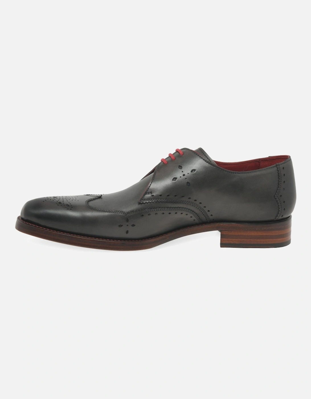 Bolo Mens Wing Tip Formal Shoes