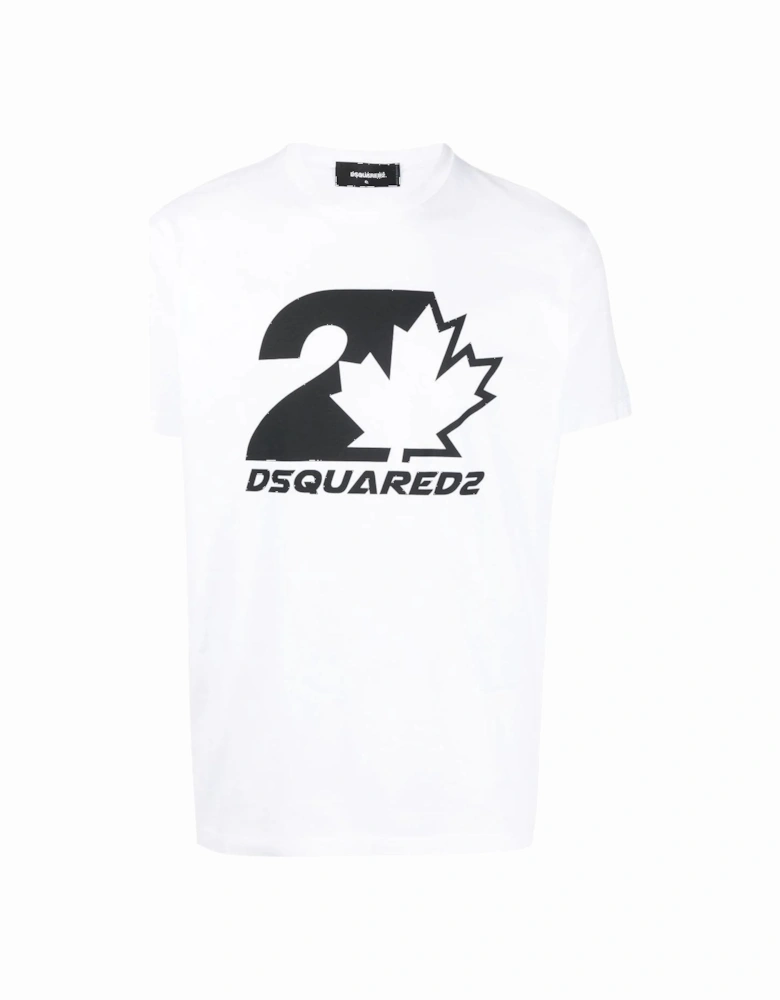 Cool Fit Maple Leaf T-Shirt White