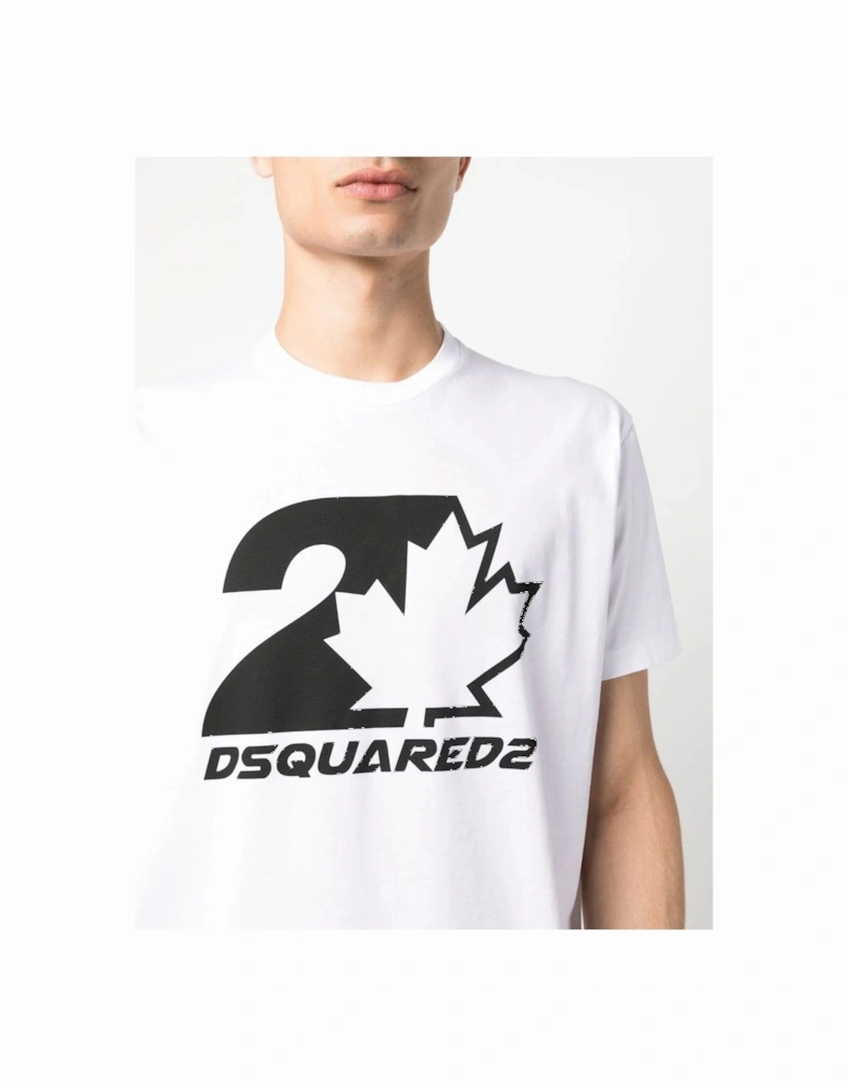 Cool Fit Maple Leaf T-Shirt White