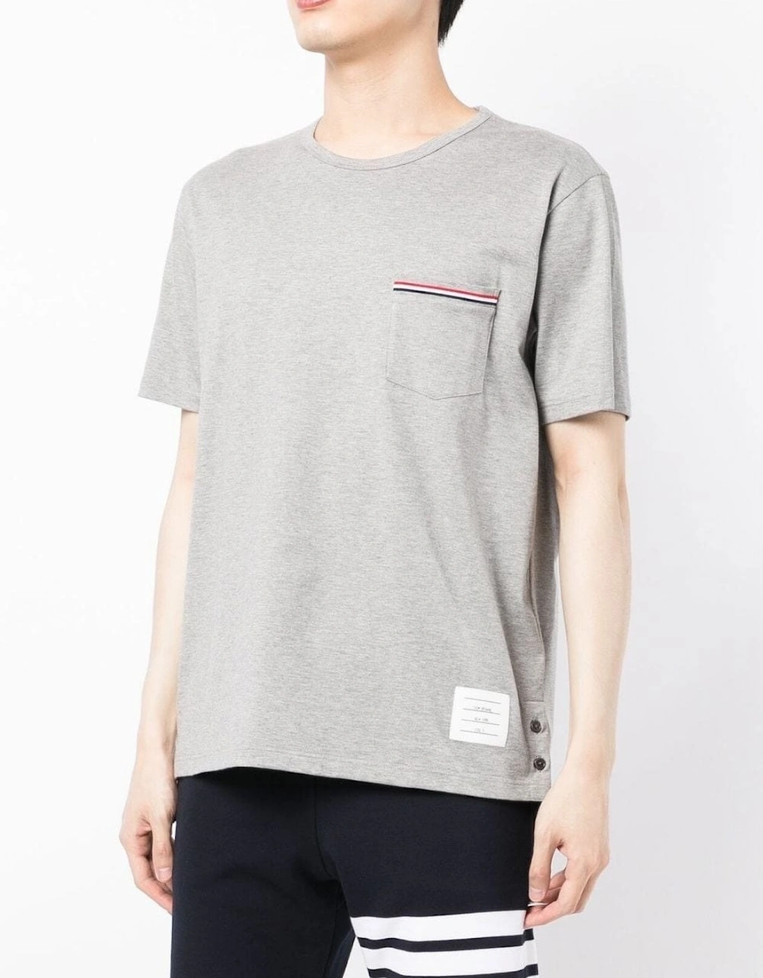 RWB Pocket Jersey Cotton Tee Grey