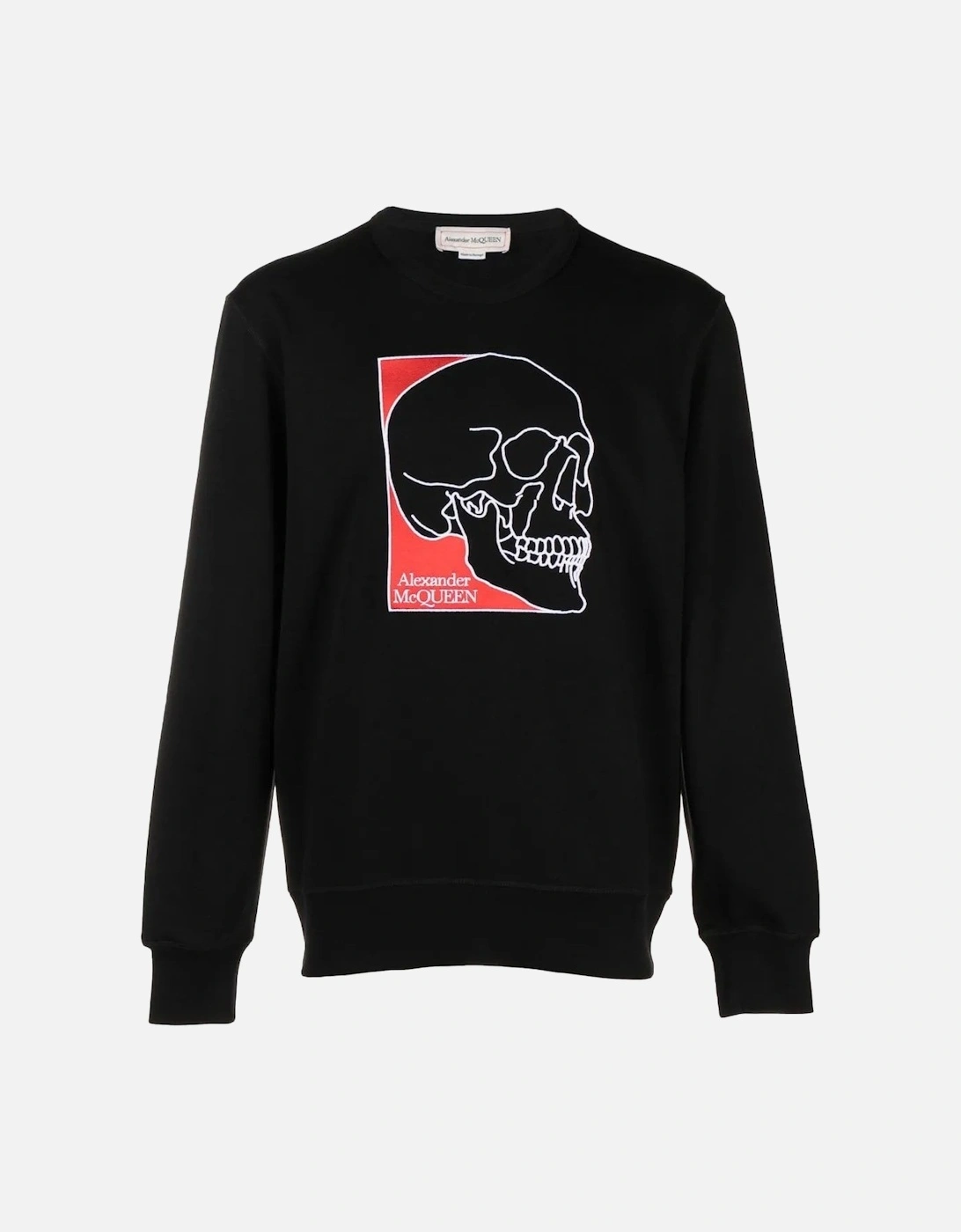 Skull Print Sweatshirt Black, 6 of 5