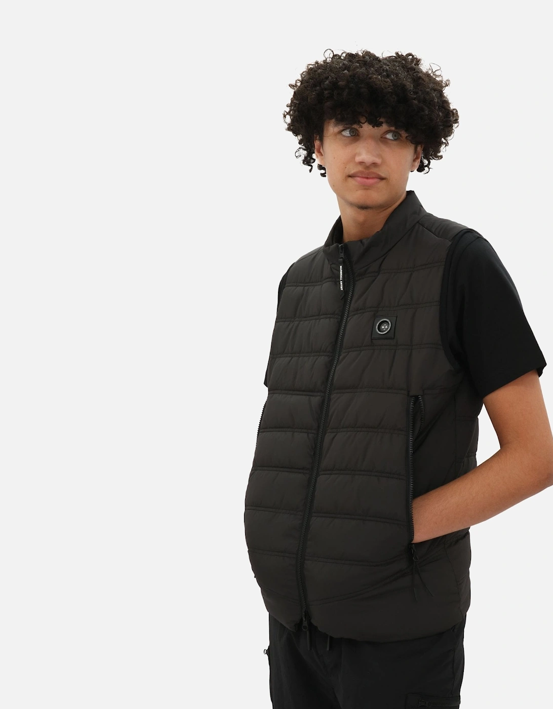 Diffensa Quilted Black Gilet