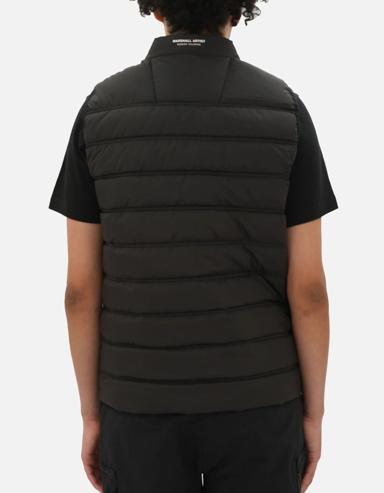 Diffensa Quilted Black Gilet