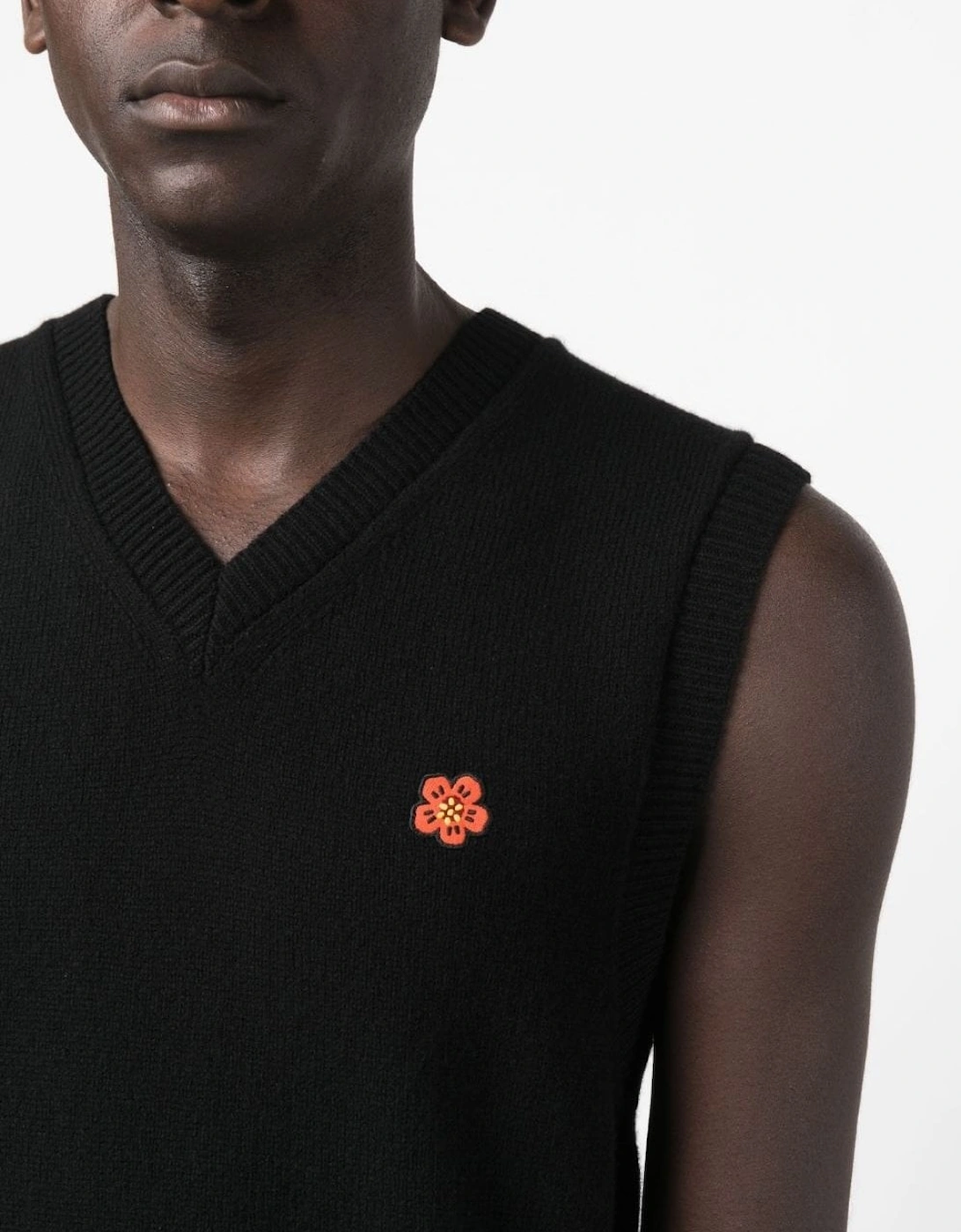 Boke Flower Crest Vest Black