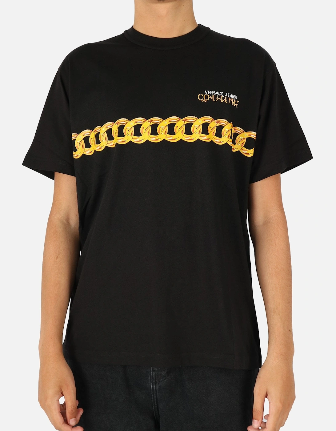 Chain Logo Black Tee, 5 of 4