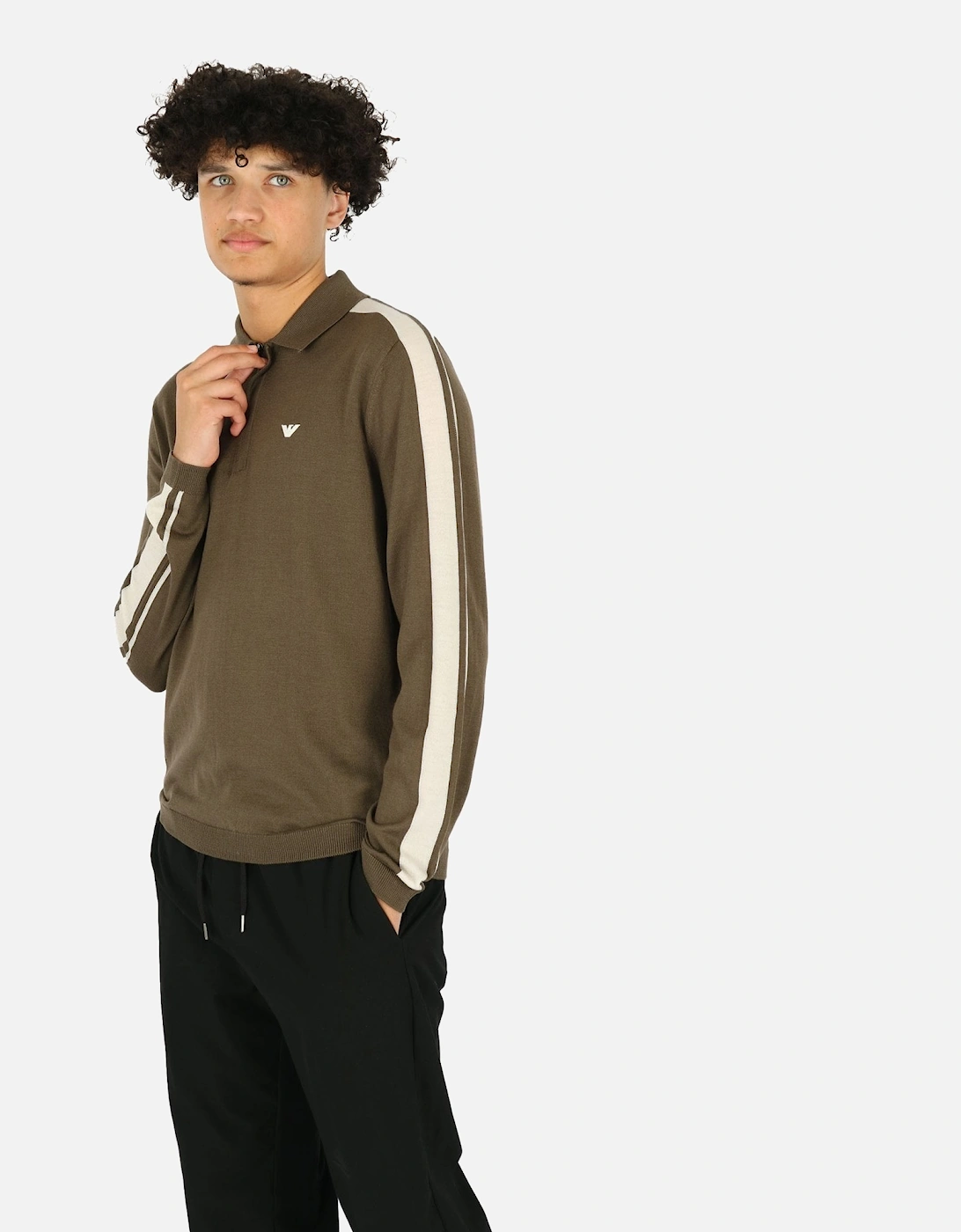 Zip Polo Tan Knit, 3 of 2