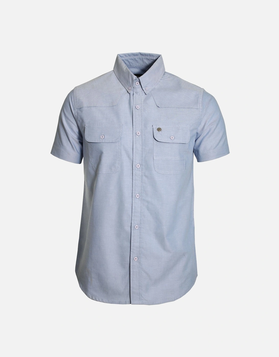 Burke Chambray Cotton Shirt | Light Blue, 4 of 3