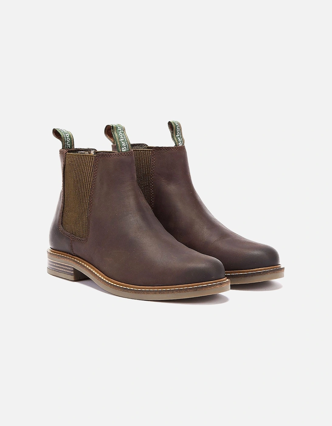 Farsley Mens Brown Chelsea Boots, 9 of 8